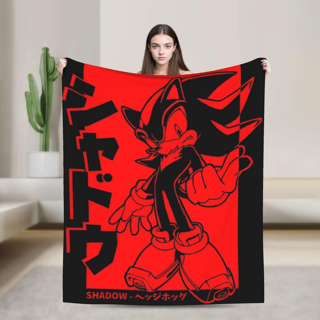 שדוג'ה הקיפוד פייר שמיכת קטיפה מצחיקה לזריקה לספה מיטה פינת ישיבה 125*100 ס"מ יחידת שטיח