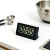 Small Digital Clock Mini Car Clock with Large LCD Display for Office Vehicle Home Table Battery Operated Desk Clocks