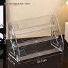 Baji Multi-layer Transparent Desktop Display Stand for Badges