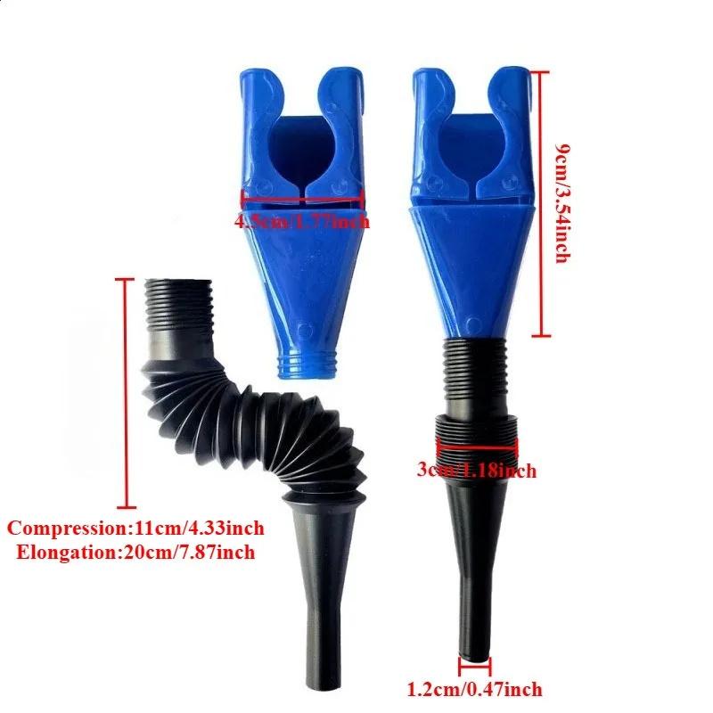 Plastic Funnel Set for Car Oil Gas and Fluids Auto Home Kitchen Function Plastic Funnel Home Lab