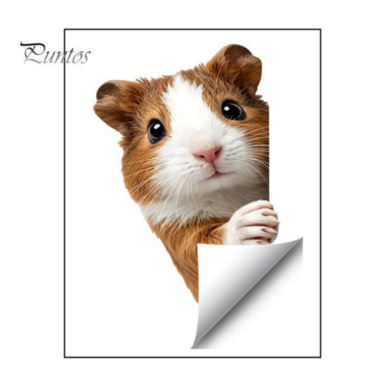 Removable Pet Window Decorations Cute Peeking Animal Static Clings, Cartoon Cat Dog Wall Stickers, Waterproof Decorative Glass Stickers for D