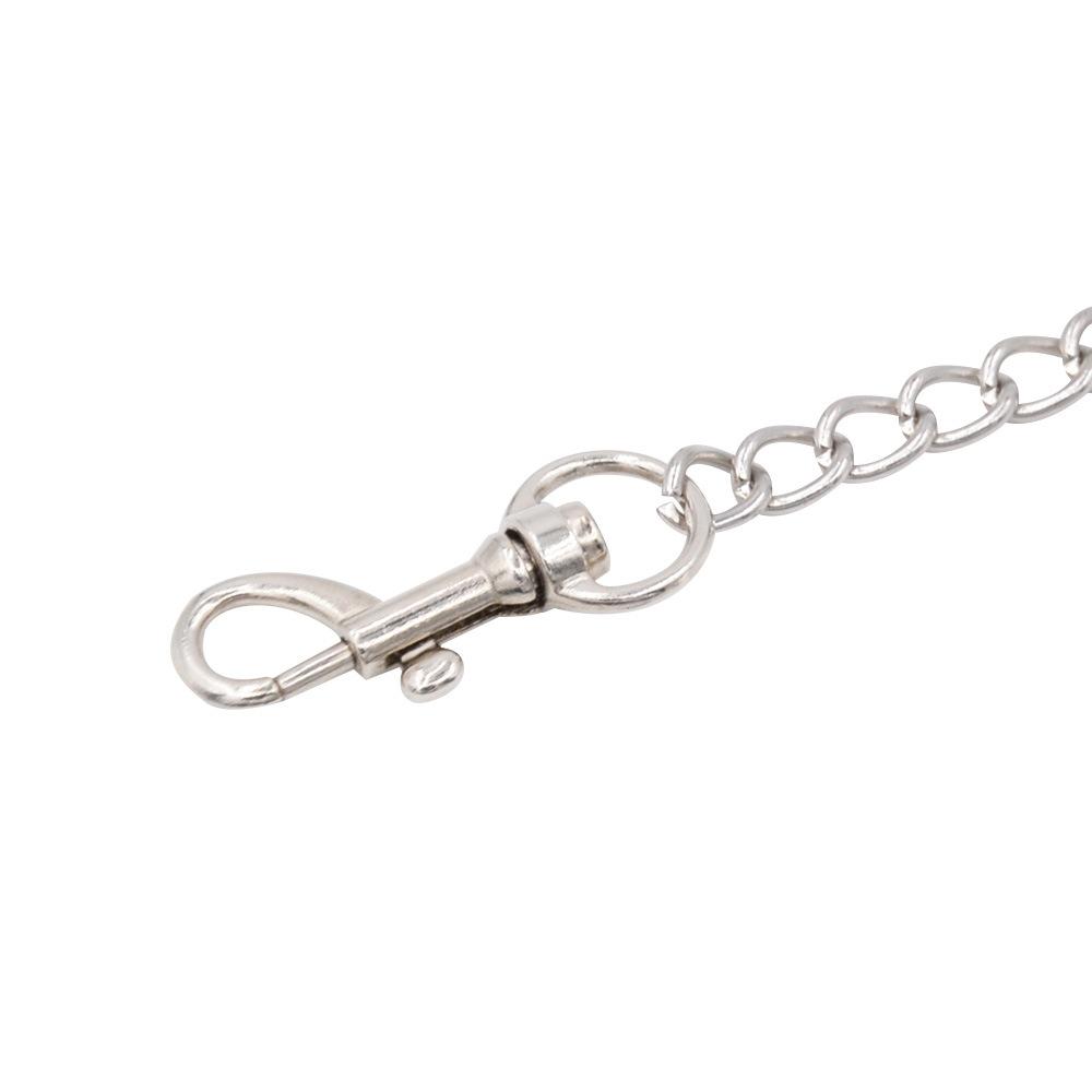 SM Training Dog Slave Iron Chain Traction Belt Hanging Collar Metal Necklace Chain Adult Sex Products Alternative Sex Toys Accessories