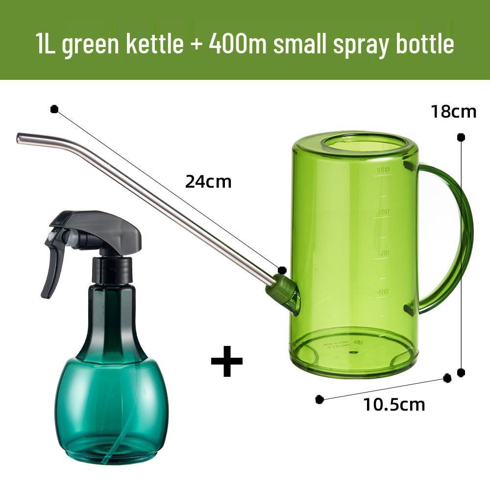 Arrosoir Transparent Grande Capacité en Acier Inoxydable avec Bec Long pour le Jardinage.