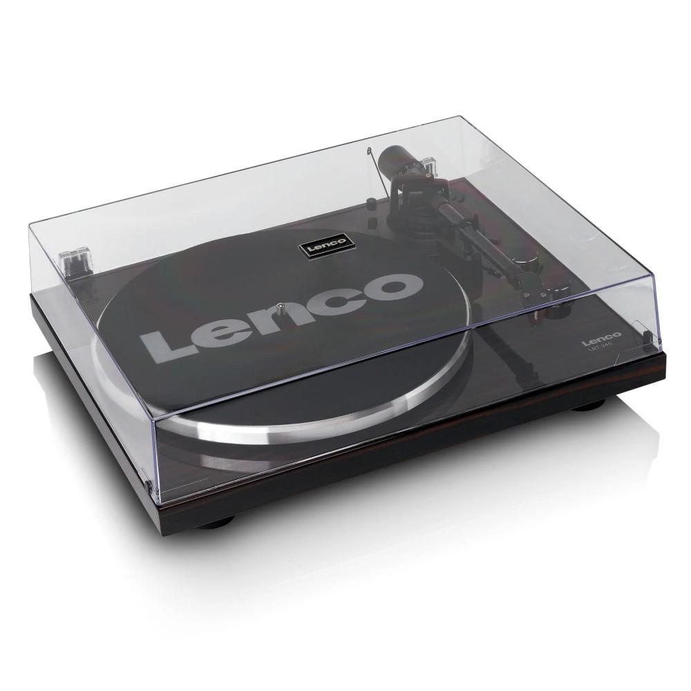 Bluetooth Turntable with Ortofon 2M Red Lenco LBT-345WA Cartridge, Walnut, Lenco