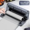 Electric Vacuum Sealer Machine Dry/Wet Food Packaging Seal To Keep Fresh Touch Buttons Digital Display Built-in Cutter Knife