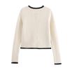 Open Cropped Cardigan Women Tied Knitted Short Sweaters for Women Autumn Knitwears Women Long Sleeve Ladies Cardigans