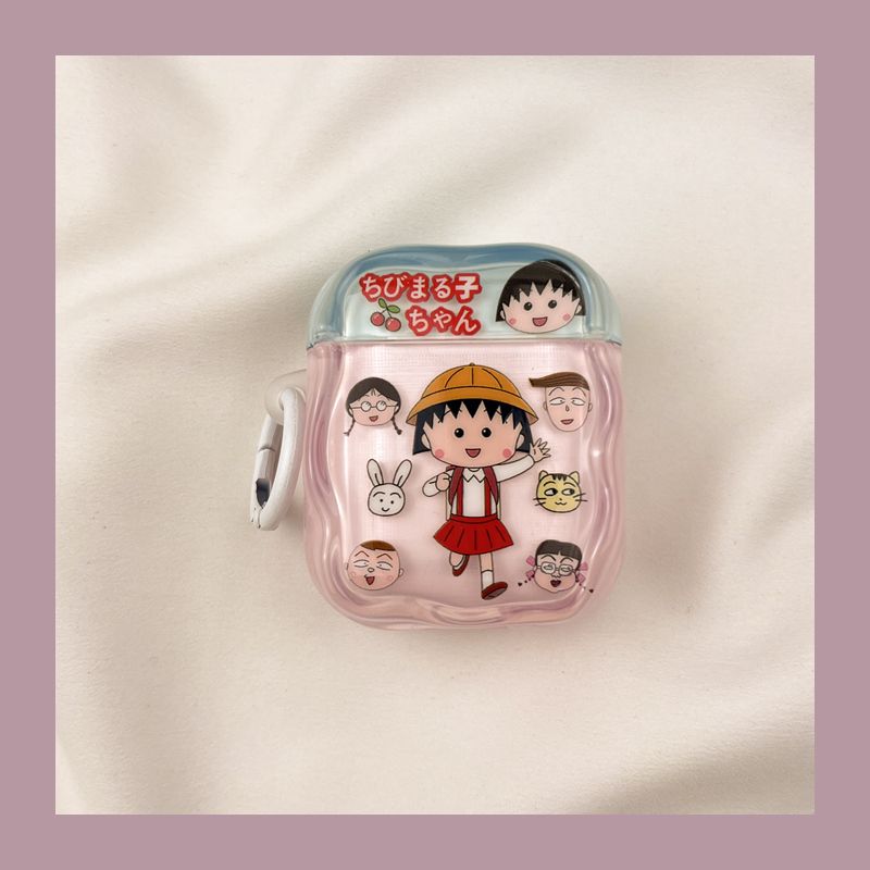 

Case Airpod3 for Apple Pro Earphone Case Second Generation Wireless Bluetooth Third Generation Aipods2 Generation Aripod Fourth Generation 5 5 AirPods Pro2 [Cartoon Cherry balls] send Hook