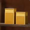 1 Pcs Mini Empty Tea Tin Can Household Green Black Tea Sealed Jar Portable Home Small Tea Packaging Box Tinplate Storage Cans
