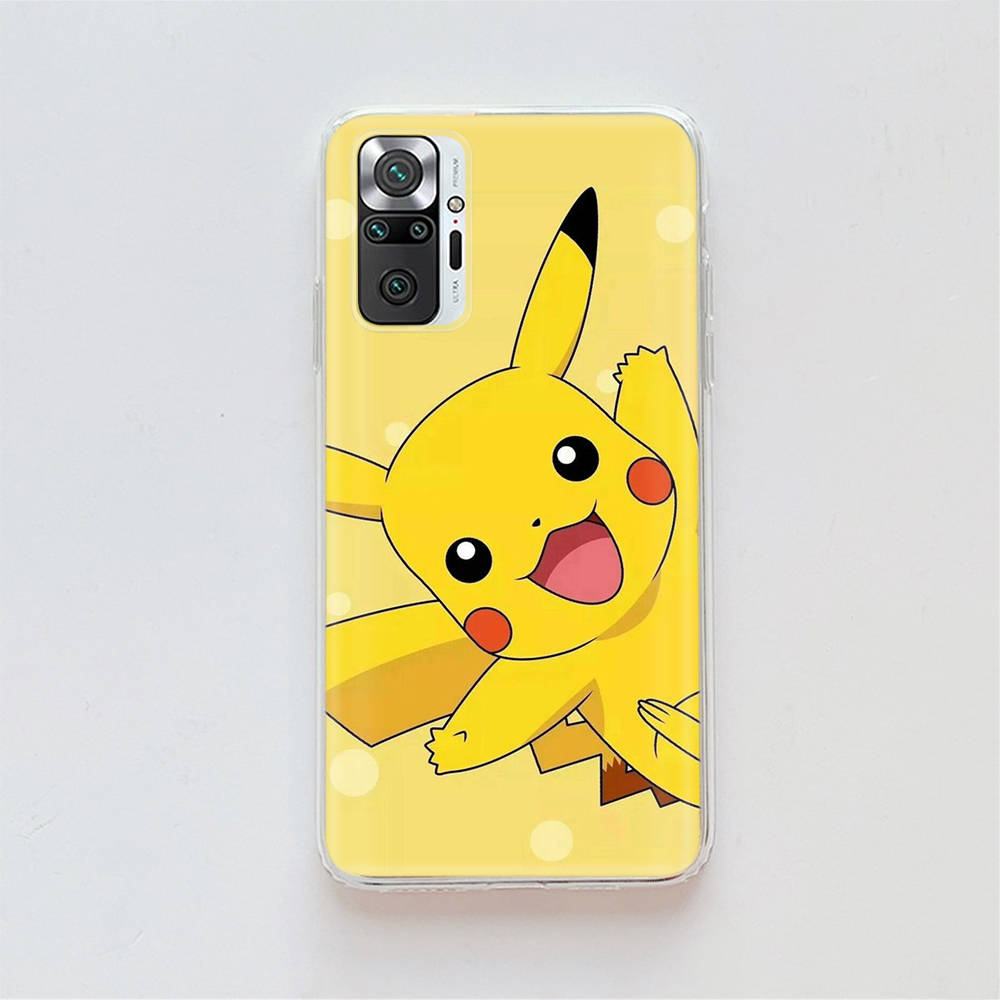 Transparent Case for Samsung A04 A14 A23 A34 A54 M23 M33 M52 M53 Realme Narzo 50 50I 50a Prime C35 C55 C30S 10 9 Pro K-90 Lovely Pikachu