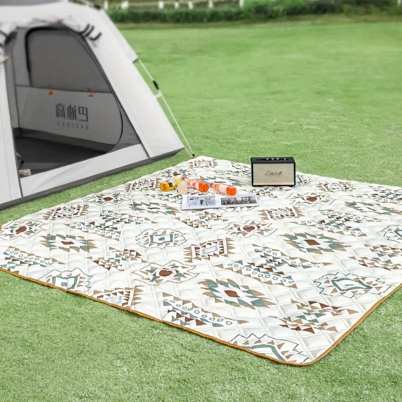 Outdoor Picnic Blanket, Foldable Blanket Checkered Picnic Mat, Waterproof Suitable for Beach, Camping, Lawn Park Accessories