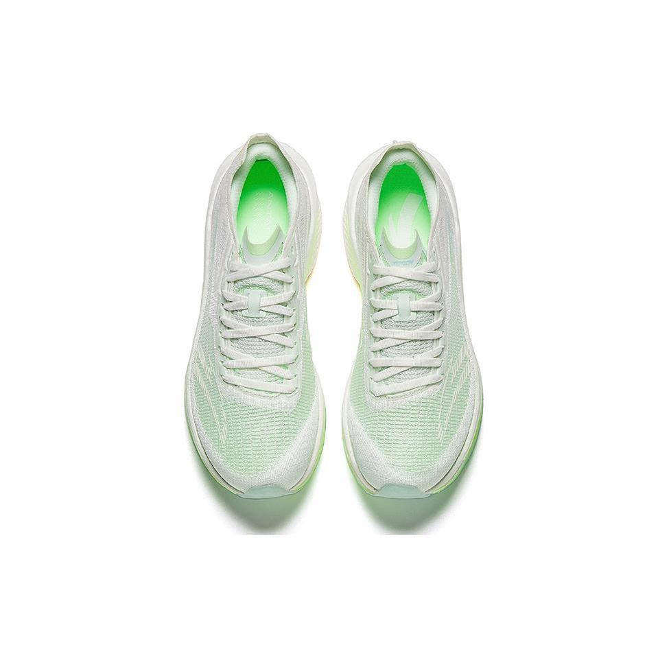 Anta Cushioning Wear Resistant Rebound Low Top Training Running Shoes Women's White Green 122425584-2