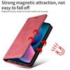 Kožené pouzdro pro Samsung S21 FE s poutkem na zápěstí a magnetickým zapínáním - kompatibilní s A22 5G, S20, S10, A51 - ochranný kryt