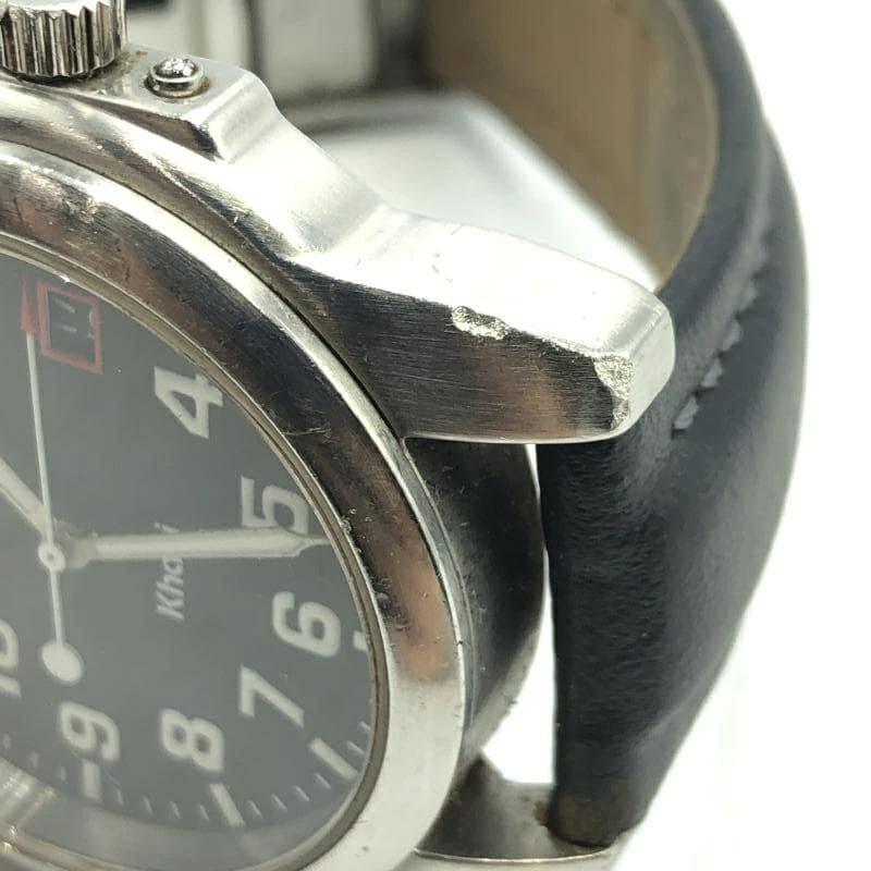 Used HAMILTON Khaki6309 10ATM DAY Quartz Belt Non-Genuine