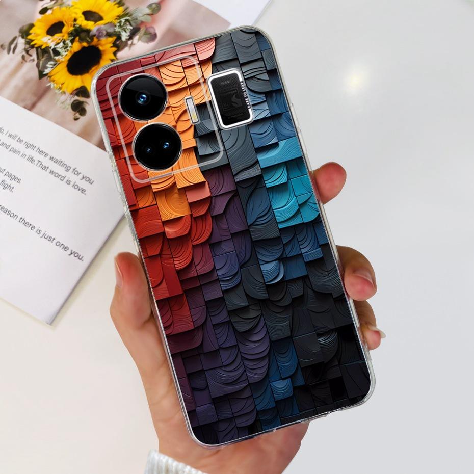 For Realme GT3 RMX3709 Cool Dragon Cartoon Phone Case For Realme GT 3 GT3 240W 5G Soft Silicone TPU Cases