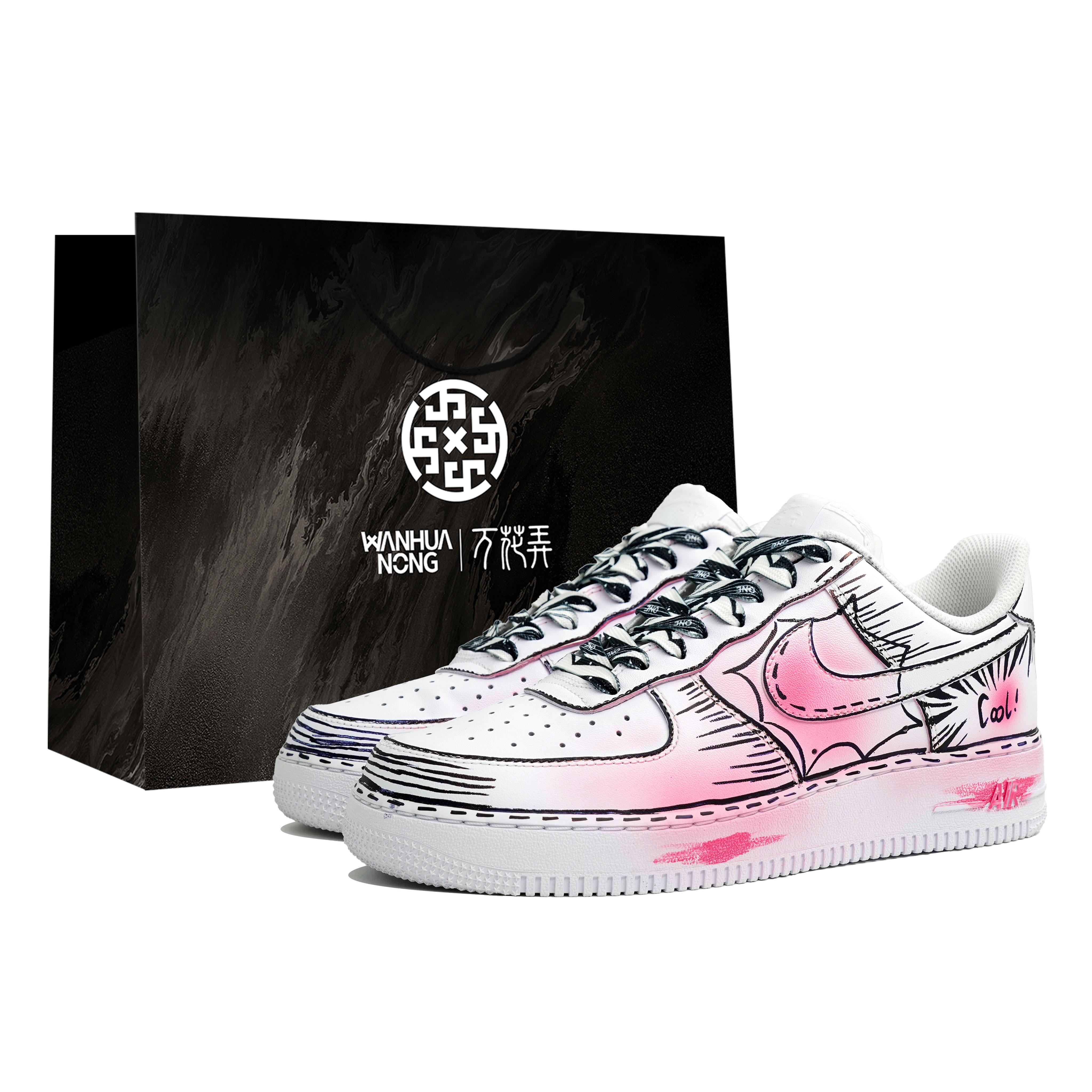 

Nike Air Force 1 Skateboard Shoes Unisex Low Top Pink/Black CW2288-111(Team113-S-BOX) 37.5