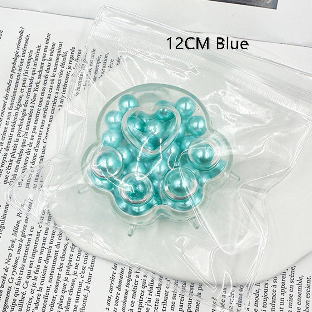 Handmade Grape Noisy Squishy Ball Colorful Beads Cat Paw Sensory Fidget Toys for Kids Adults Stress Relieve Squeeze Toys