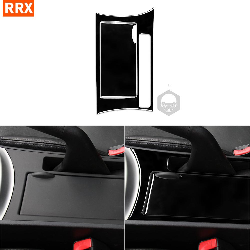 BDO1 For Mazda 3 Axela 2010-2013 Mazdaspeed 3 Center Console Water Cup Holder Panel Sticker Piano Black Car Interior Accessories