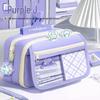 Large Capacity Transparent Pencil Case for Girls and Boys - New Style for Junior High Students