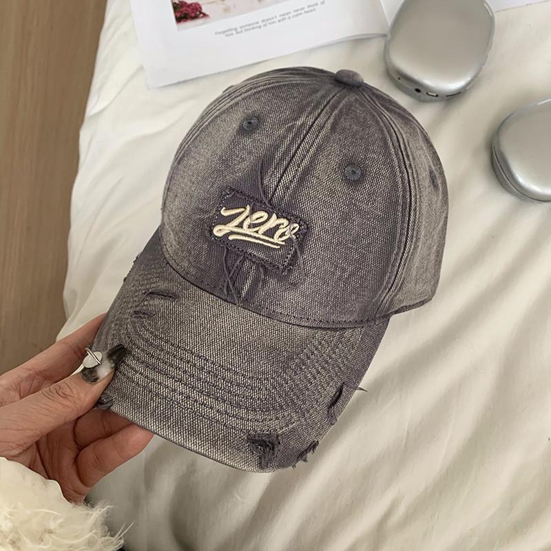 Stylish Embroidered Baseball Cap For Women With Sun Protection In Vintage Green Color