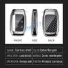 Metal Carbon Fiber Car Key Fob Case Cover Keychain For Land Range Rover Sport Evoque Velar Discovery 4 Lr4 Jaguar Xe Xf Xj