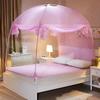 Foldable Mongolian Yurt Mosquito Net: No-Installation, Anti-Fall, Full Cover for Home and Dorms