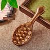 Golden Sandalwood Scalp Massager Comb - Multifunctional Head Meridian & Whole Body Smoothing Comb.