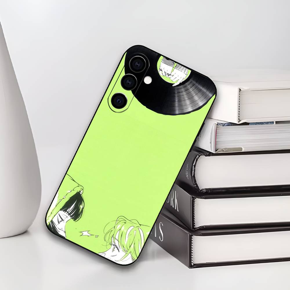 A-Aya Osawa Mitsuki Koga MitsuAya Soft Black Phone Case for Samsung Galaxy A73/A72/A71/A70/A53/A52/A51
