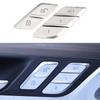 ABS Auto Chrome Silver Door Lock Unlock Seat Memory Button Trims Switch Sticker For BMW X3 G01 X4 G02 2018-2021 Car Accessories