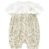 Rabbi Baby Short Sleeve Pastoral Lace Romper