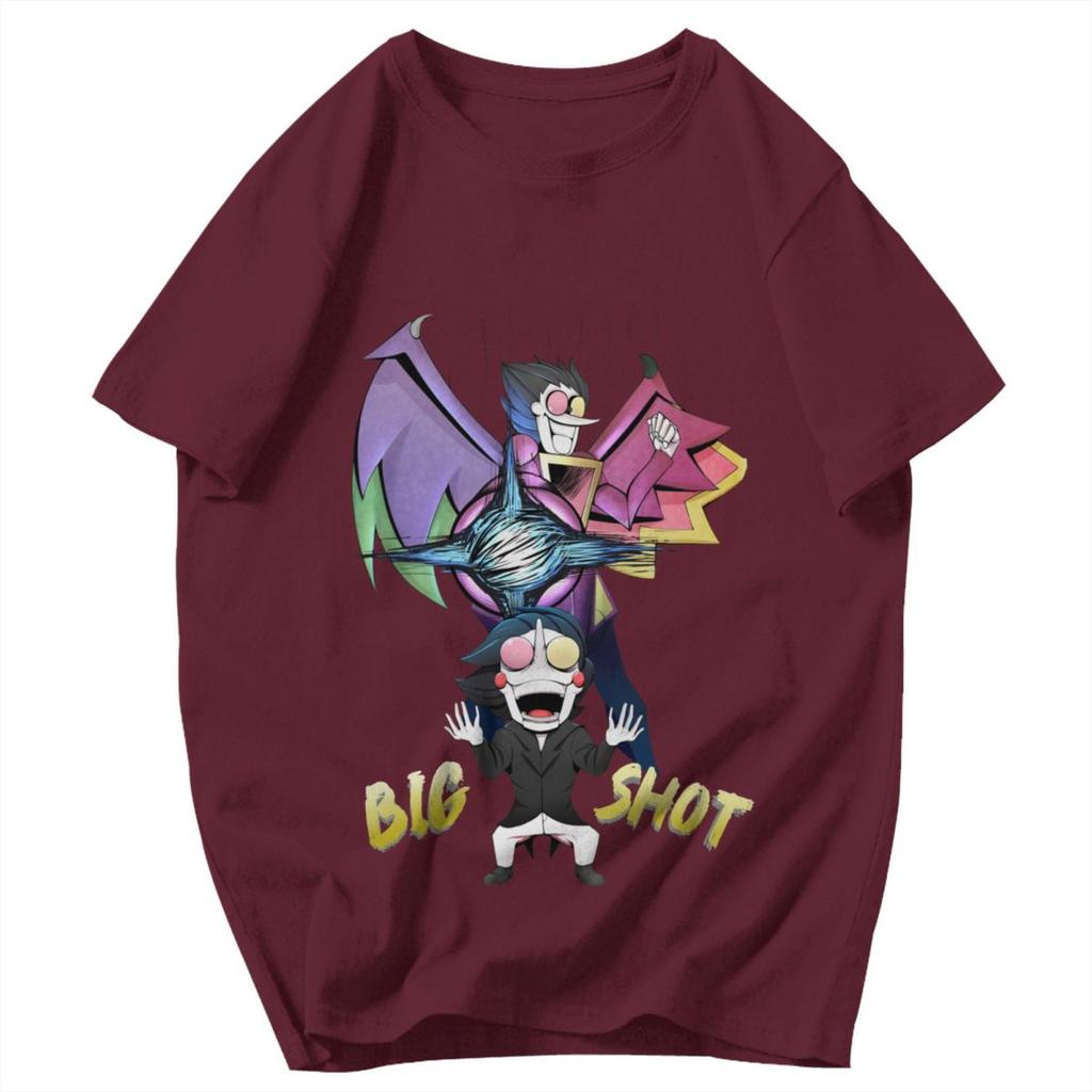 Men T Shirt Deltarune Spamton Neo BIG SHOT Cotton Y2K Graphic Quality Unisex Tops T Shirts
