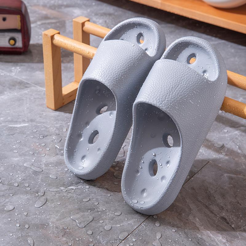 

Подошва EVA Antislip Sole Протекающая вода Тапочки для ванной Туалетные горки Душ Удобный свет 44-45 серый