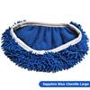 Verdicktes elastisches Band Flachmopp-Pads Korallenfleece/Mikrofaser/Chenille Ersatz Rotierender Kehrmopp Waschbares Feuchtwischtuch zur Bodenreinigung