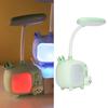 Kids Reading Light TV   Base Silicone Gooseneck USB   Soft LED Light Kids Desk Lamp for Students Study Work