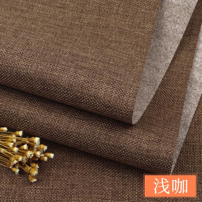 Dustproof Cloth Canvas Sofa Background Cloth Linen Cloth Fabric 100cm*150cm Cotton Linen Thickened Solid Color Fabric