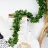 Home Decor Artificial Ivy Leaf Garland Plants Vine Fake Foliage Flowers Creeper Green 72pcs Leaf Ivy Wreath