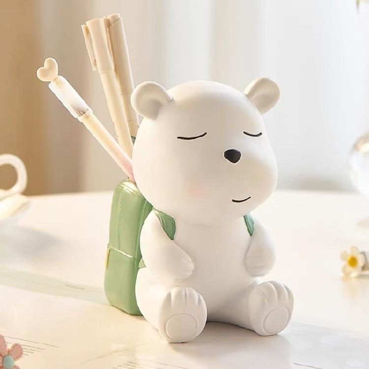 Bear Backpack Shape Mold Pen Holder Silicone Molds Durable Epoxy Resin Moulds