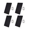 4PCS Solar Panel Charger Fits for Arlo Pro 6 6 XL, 6V 5W High Efficiency Solar Panels, IP65 Weatherproof, 9.8ft Cable,