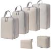Compression Travel Storage Set: Washable Organizer for Cosmetics, Shoes, and Clothes