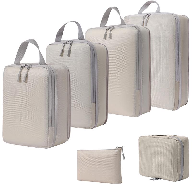 Compression Travel Storage Set: Washable Organizer for Cosmetics, Shoes, and Clothes