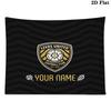 Custom Name Leeds United2 Printed Tapestry – Wall Hanging for Bedrooms, Dorms, and Home Decor