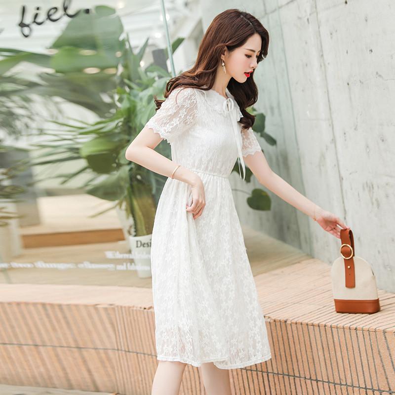 chinese dress ladies Korean Style] Zlie Lace Mermaid Midi Dress  Ordicle