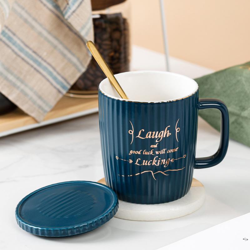 Creative Simple Ceramic Cup Ins Style Mug Coffee Cup Gift Box