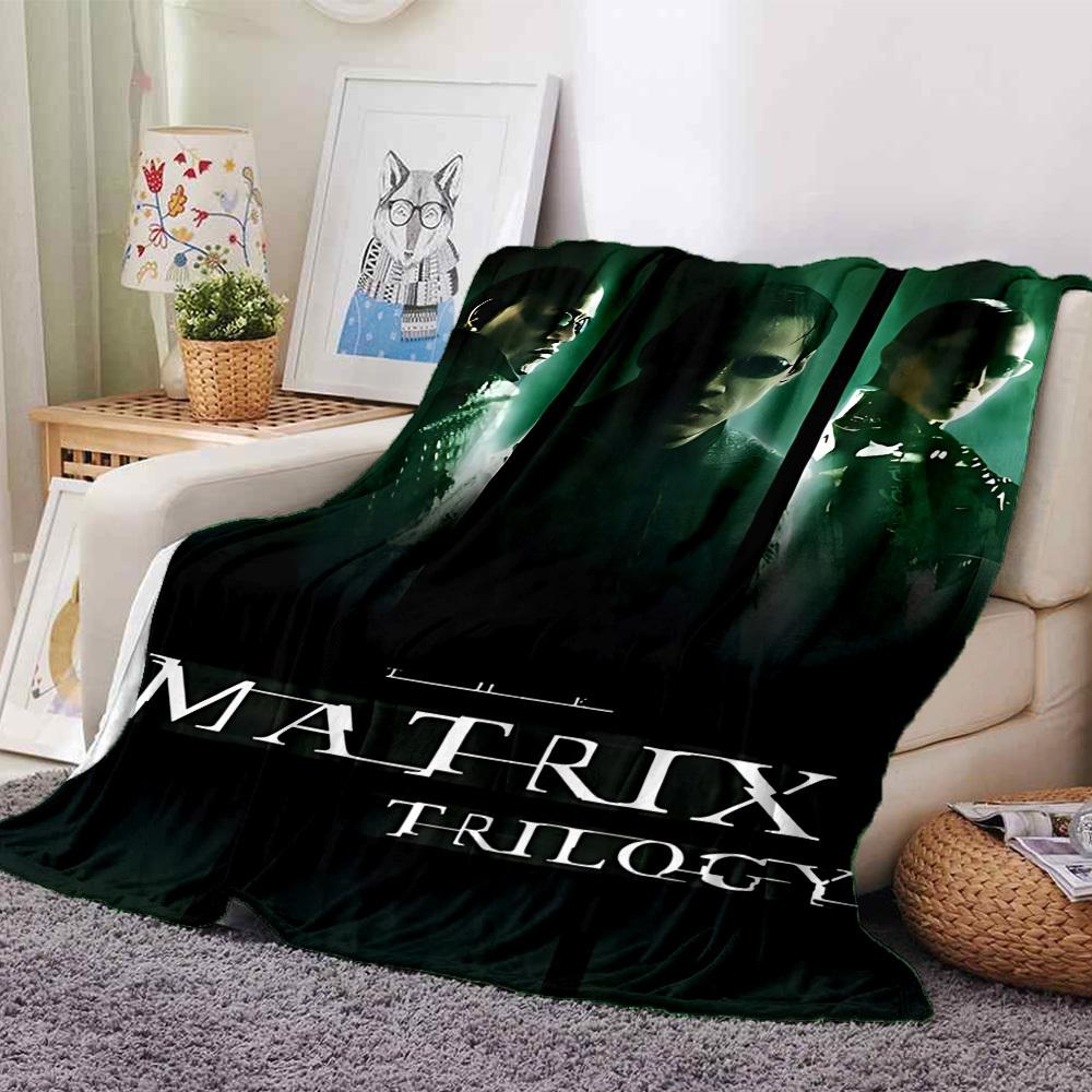 

1pc Matrix Trilogy Flannel Blanket Soft Warm Throw for Home, Office, Travel, All-Season Cozy Bedding GiftL1089 80cmx120cm(31inx47in)
