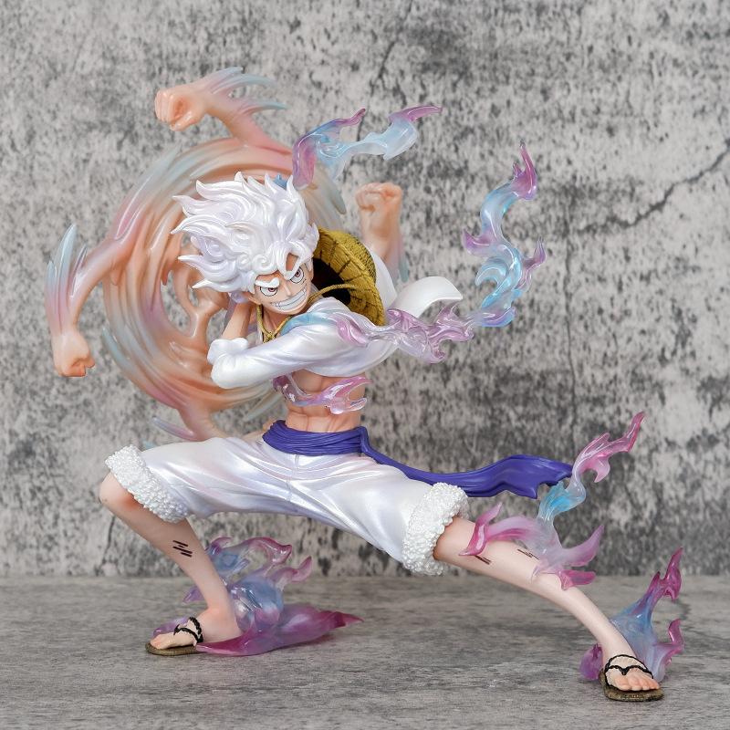 Noc shake hand swing fist Nika Luffy figure tide play ONE PIECE two-dimensional animation peripheral table ornament model