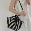 Vegetable basket woven bag women's 2025 new trendy leisure vacation lazy wind single shoulder underarm tote bag commuter bag