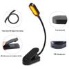 USB Rechargeable LED Clip-On Reading Lamp: Eye Protection, Portable Mini Desk Light for Students and Night Reading