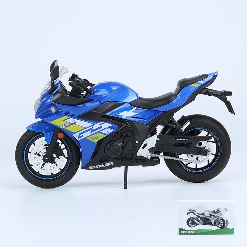 1/12 קנה מידה סוזוקי GSX250R סוג מנוע סימולציה צעצוע יצוק למות אופנוע כביש אוסף מכוניות