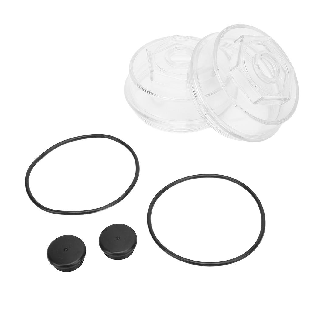 2 Set Trailer Hub Replacement Oil Cap Kit 183772 KIT 4 Inch Axle Plastic Cap with O Rings Replacement for Dexter Axles