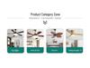 Mid-Century Walnut Ceiling Fan Light for Nordic Living Room, Bedroom, or Dining Room - Solid Wood Design