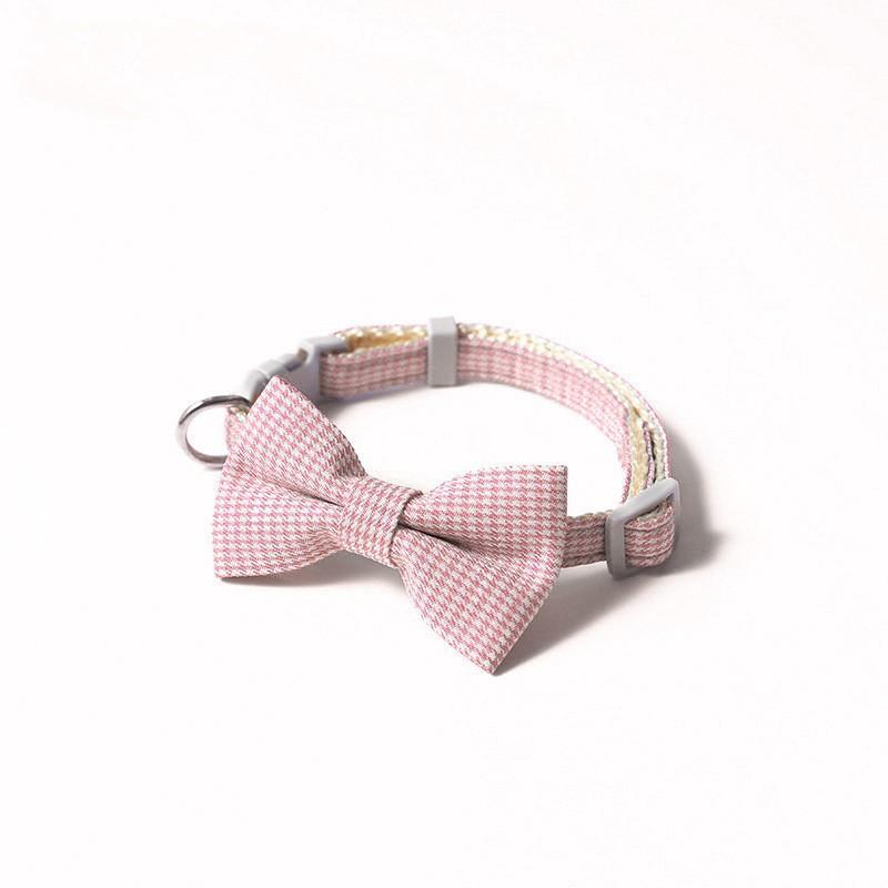 1 Piece Adjustable Plaid Cat Collar Tie Knot - Perfect for Festive Dressing and Everyday Wear